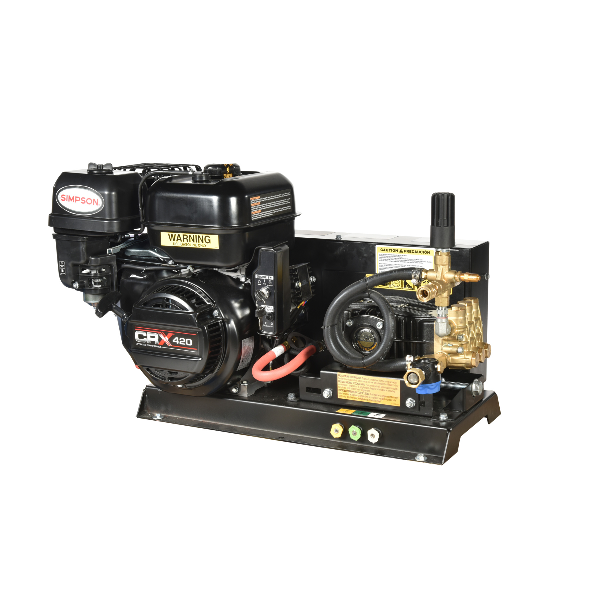 Simpson Gas Truck Mount Pressure Washer — 3000 PSI, 5.0 GPM, 420cc CRX420 Engine, Belt-Driven Triplex Pump, Model# MTM3050141E